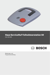 Bosch ISA-50-MS Programmieranleitung