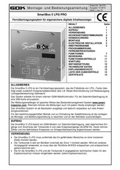 GOK SmartBox 5 LPG PRO Montage- Und Bedienungsanleitung