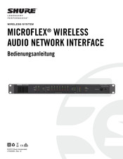 Shure MICROFLEX MXWANI8 Bedienungsanleitung