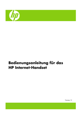HP Internet-Handset Bedienungsanleitung