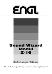 Engl Z-16 Bedienungsanleitung