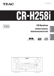 Teac CR-H258i Bedienungsanleitung