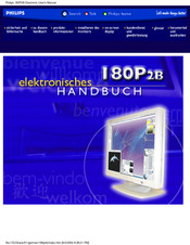 Philips 180P2B Elektronisches Handbuch