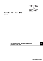HAAS + SOHN HSP 7 Diana 450.08 Aufstellungs- Und Bedienungsanleitung
