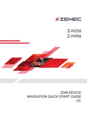 ZENEC Z-N326 Schnellstartanleitung
