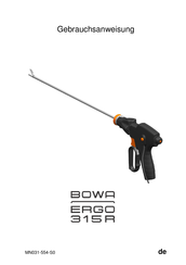 Bowa ERGO 315R Gebrauchsanweisung