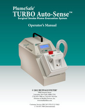Buffalo filter PlumeSafe TURBO Auto-Sense Bedienungsanleitung