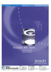 SCHOTT VisiLED MC-Serie Gebrauchsanweisung