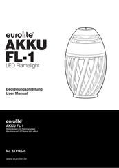 EuroLite AKKU FL-1 Bedienungsanleitung