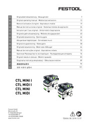 Festool CTM Midi I Originalbetriebsanleitung