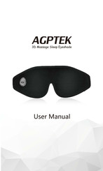 AGPtek 3D Massage Sleep Eyeshade Bedienungsanleitung