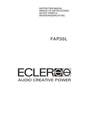 Ecler FAP30L Bedienungsanleitung