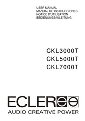Ecler CKL7000T Bedienungsanleitung