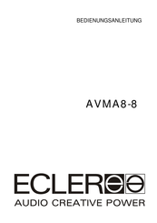 Ecler AVMA8-8 Bedienungsanleitung