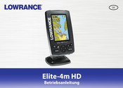 Lowrance Elite-4m HD Betriebsanleitung