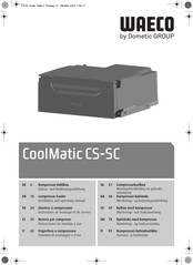 Waeco CoolMatic CS-SC Einbau- Und Bedienungsanleitung