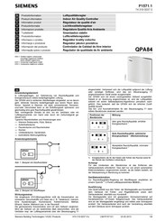 Siemens QPA84 Produktinformation