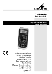Monacor DMT-3060 Bedienungsanleitung