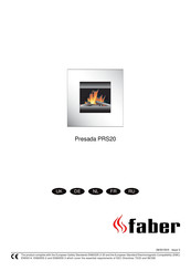 Faber Presada PRS20 Bedienungsanleitung