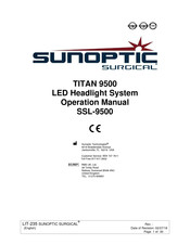 Sunoptic Surgical SSL-9500 Bedienungsanleitung