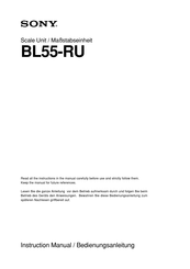 Sony BL55-RU Bedienungsanleitung