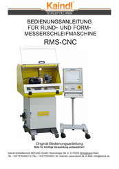 Kaindl RMS-CNC Bedienungsanleitung