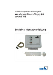 KSB AS W8 Betriebs-/Montageanleitung