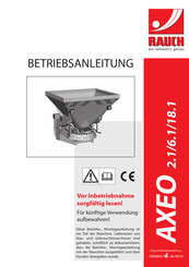 Rauch Axeo 2.1 Betriebsanleitung