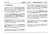 DOEPFER A-107 Bedienungsanleitung