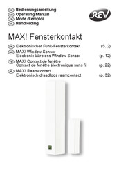 REV MAX! Bedienungsanleitung