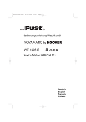 Hoover Novamatic WT 1408 E Bedienungsanleitung