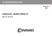 Conrad Weather Master 8 Bedienungsanleitung