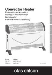 Clas Ohlson DL01SB-series Bedienungsanleitung