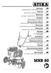 ATIKA MHB 80 Originalbetriebsanleitung