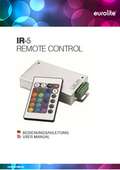 EuroLite IR-5 REMOTE CONTROL Bedienungsanleitung