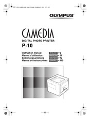 Olympus CAMEDIA P-10 Bedienungsanleitung