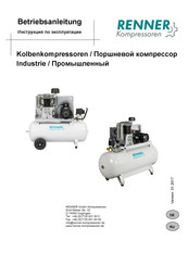 Renner Kompressoren REKO 400D/50 Betriebsanleitung