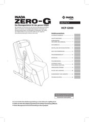 inada ZERO G HCP-G900 Bedienungsanleitung