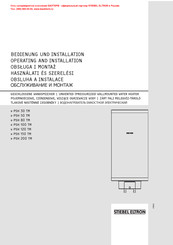 Stiebel Eltron PSH 150 TM Bedienung Und Installation