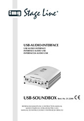 IMG STAGELINE USB-SOUNDBOX Bedienungsanleitung