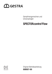 Gestra SPECTORcontrol Flow Originalbetriebsanleitung
