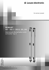 Leuze electronic ROBUST 23 Anschluss- Und Betriebsanleitung
