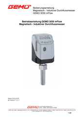 Gemu 3030 mFlow Betriebsanleitung