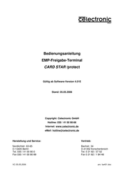 celectronic CARD STAR /protect Bedienungsanleitung
