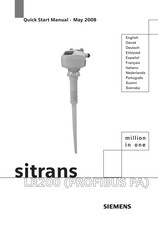 Siemens SITRANS LR200 Kurzanleitung