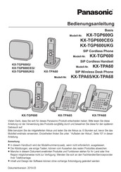 Panasonic KX-TPA68 Bedienungsanleitung