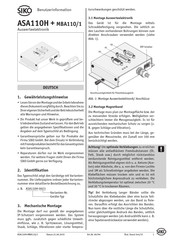 Siko ASA110H Benutzerinformation