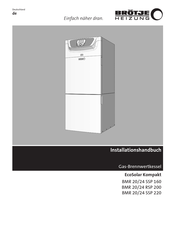 BRÖTJE EcoSolar Kompakt BMR20/24 SSP160 Installationshandbuch