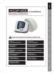 Konig Electronic HC-BLDPRESS10 Bedienungsanleitung