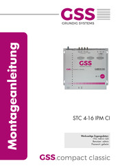 GSS STC 4-16 IPM CI Montageanleitung